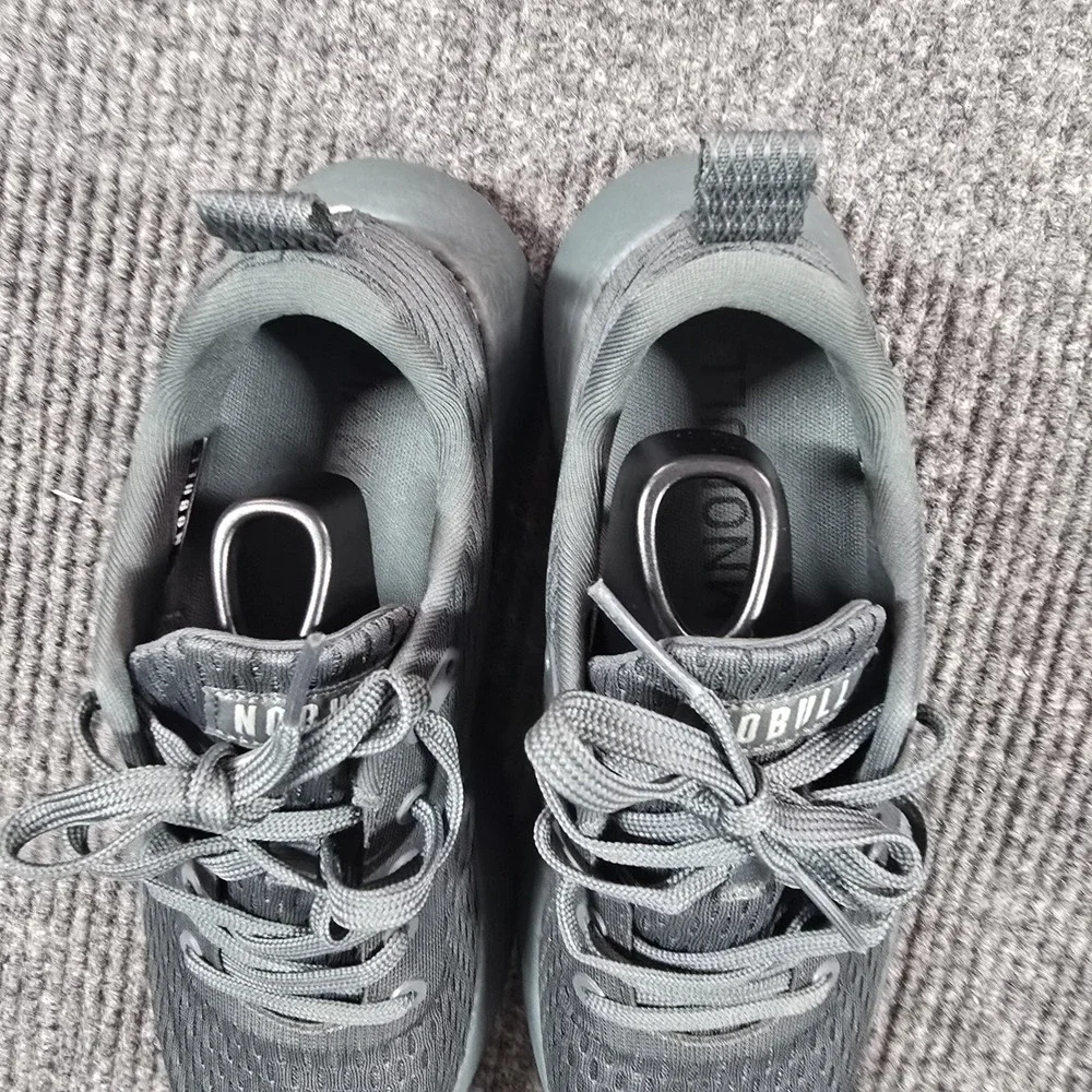 NOBULL Shoes Mens Size 8.5 Gray Mesh Athletic Training Running‎ Sneakers Low Top